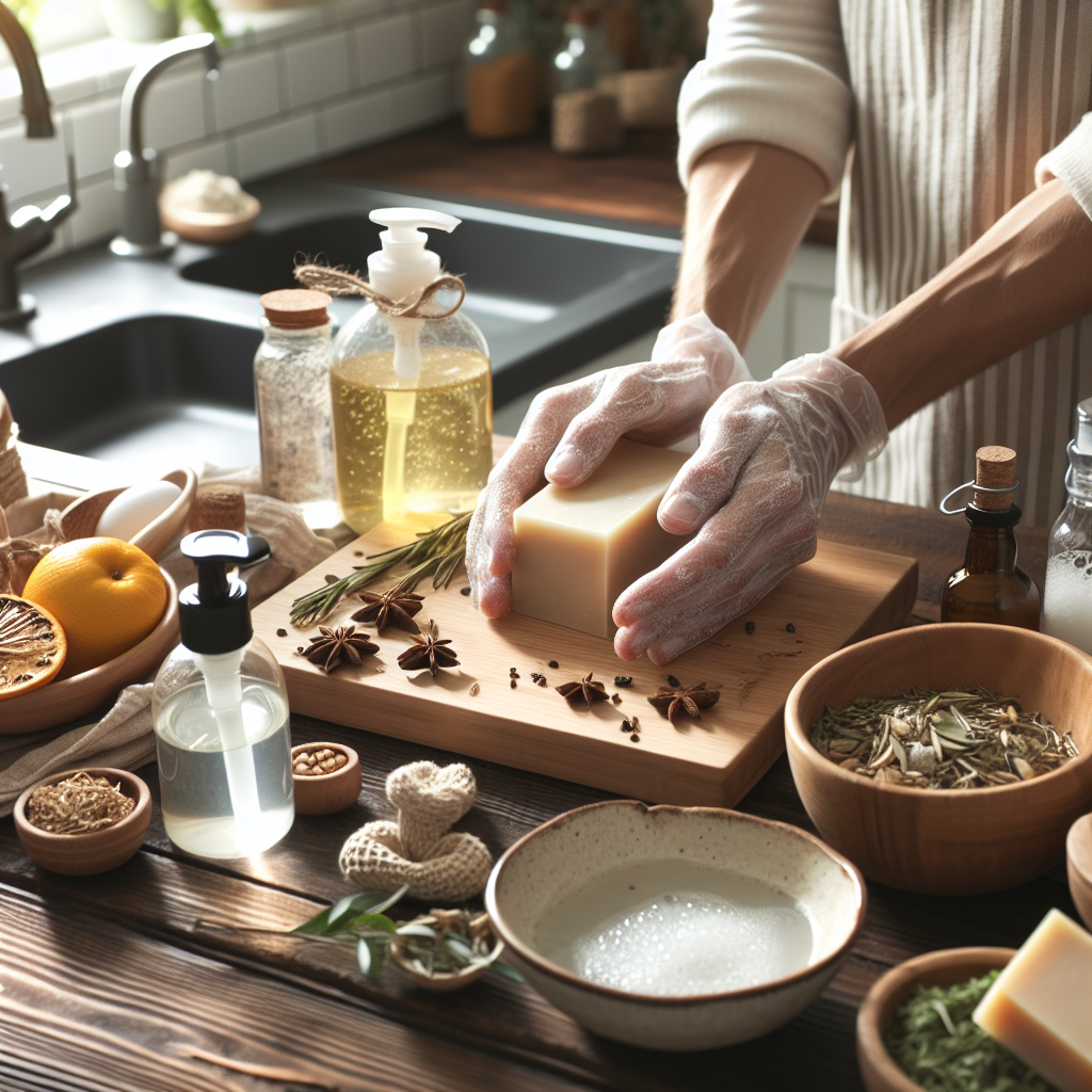 친환경 주방 세제 직접 만들기: 천연 재료로 간단 DIY 레시피